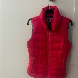 Lilly Pulitzer hot pink vest in medium